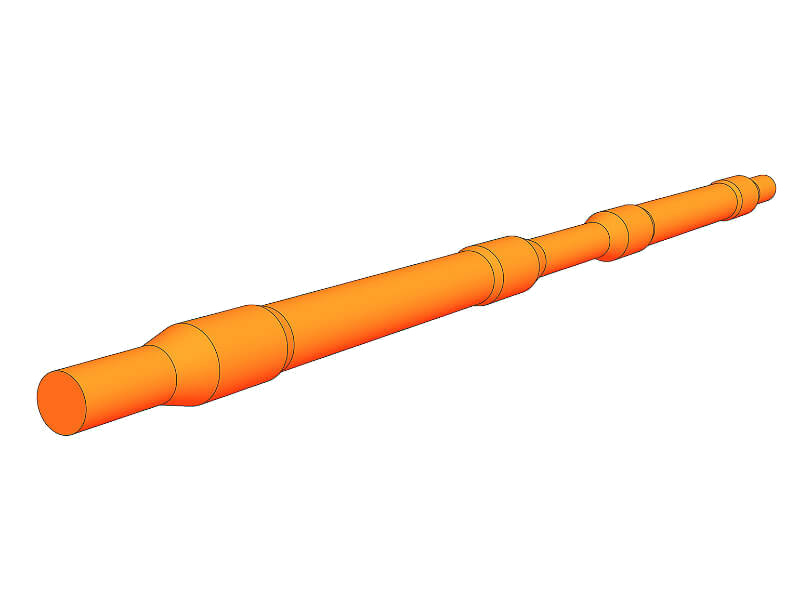 轴类3D模型